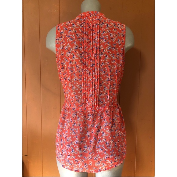 Frenchi Sleeveless Floral Top M - Picture 4 of 8